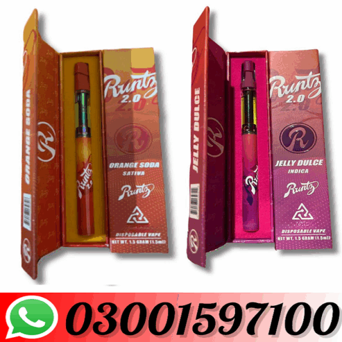 RUNTZ–1.5g Delta 8 Disposable