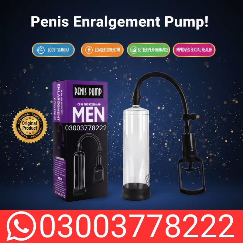Penis Enlargement Pump Price In Pakistan – 03003778222