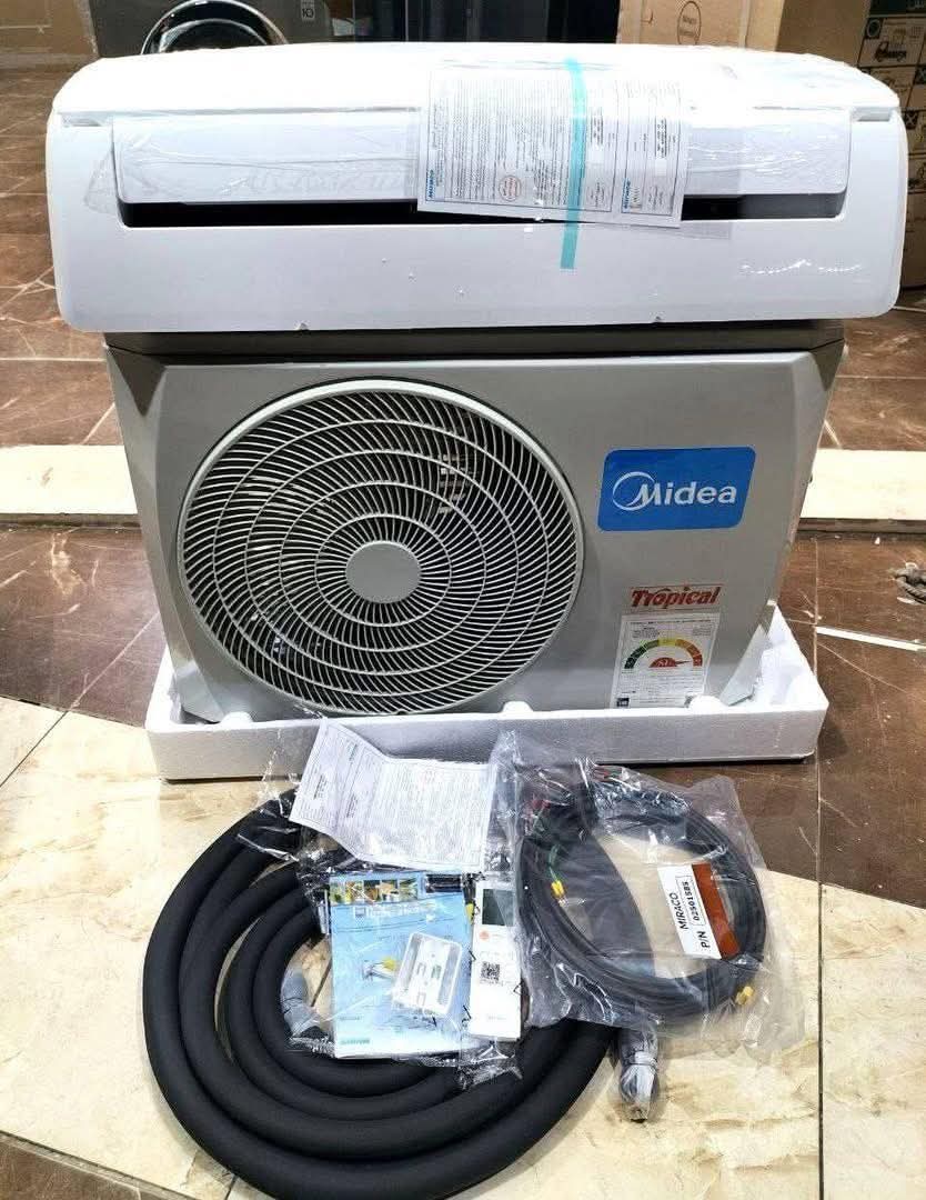 ❄️ تكييف Midea 1.5 حصان إنفرتر بارد ساخن – توفير حتى 40% كهرباء 🌙