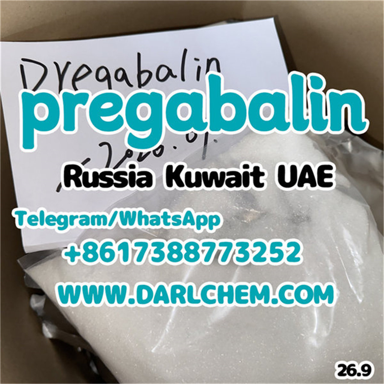 High Purity pregabalin crystals powder 148553-50-8 Salt