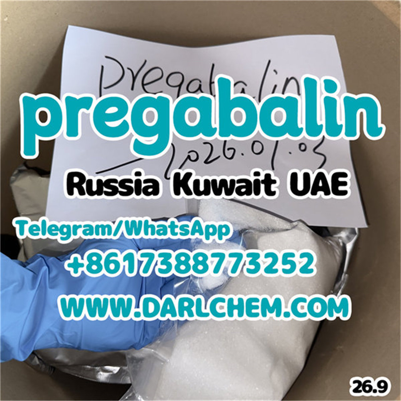 High Purity pregabalin crystals powder 148553-50-8 Sulphate Salt