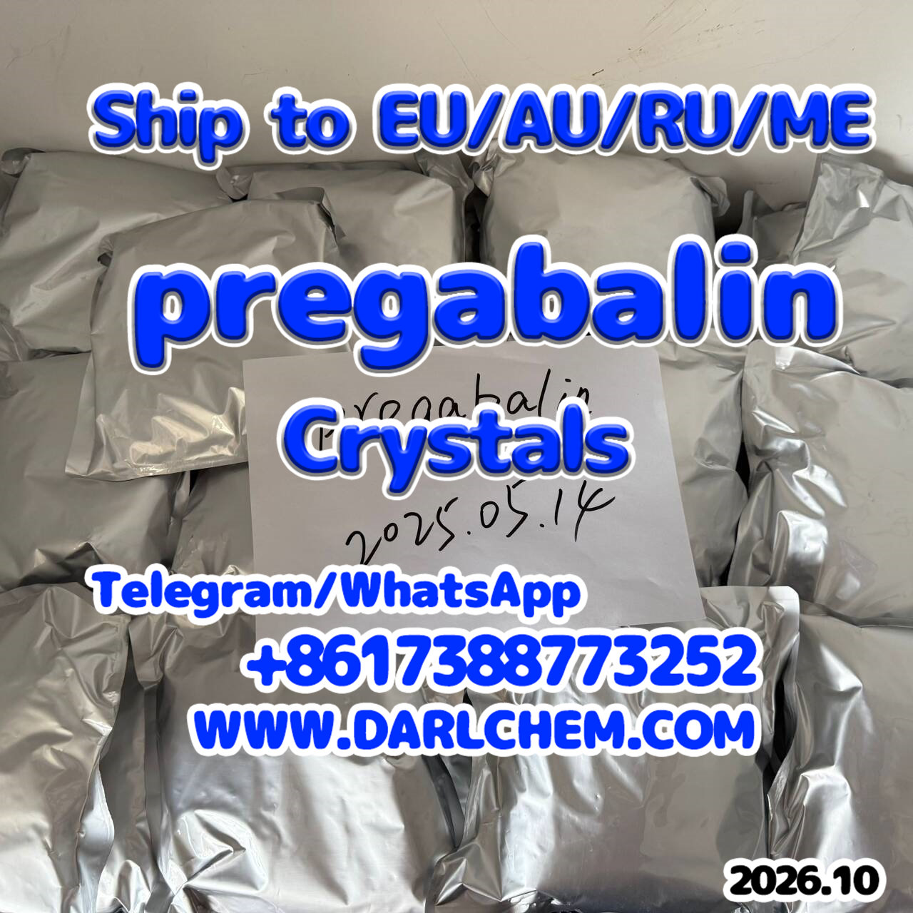 Hot Sell pregabalin crystals powder 148553-50-8 with