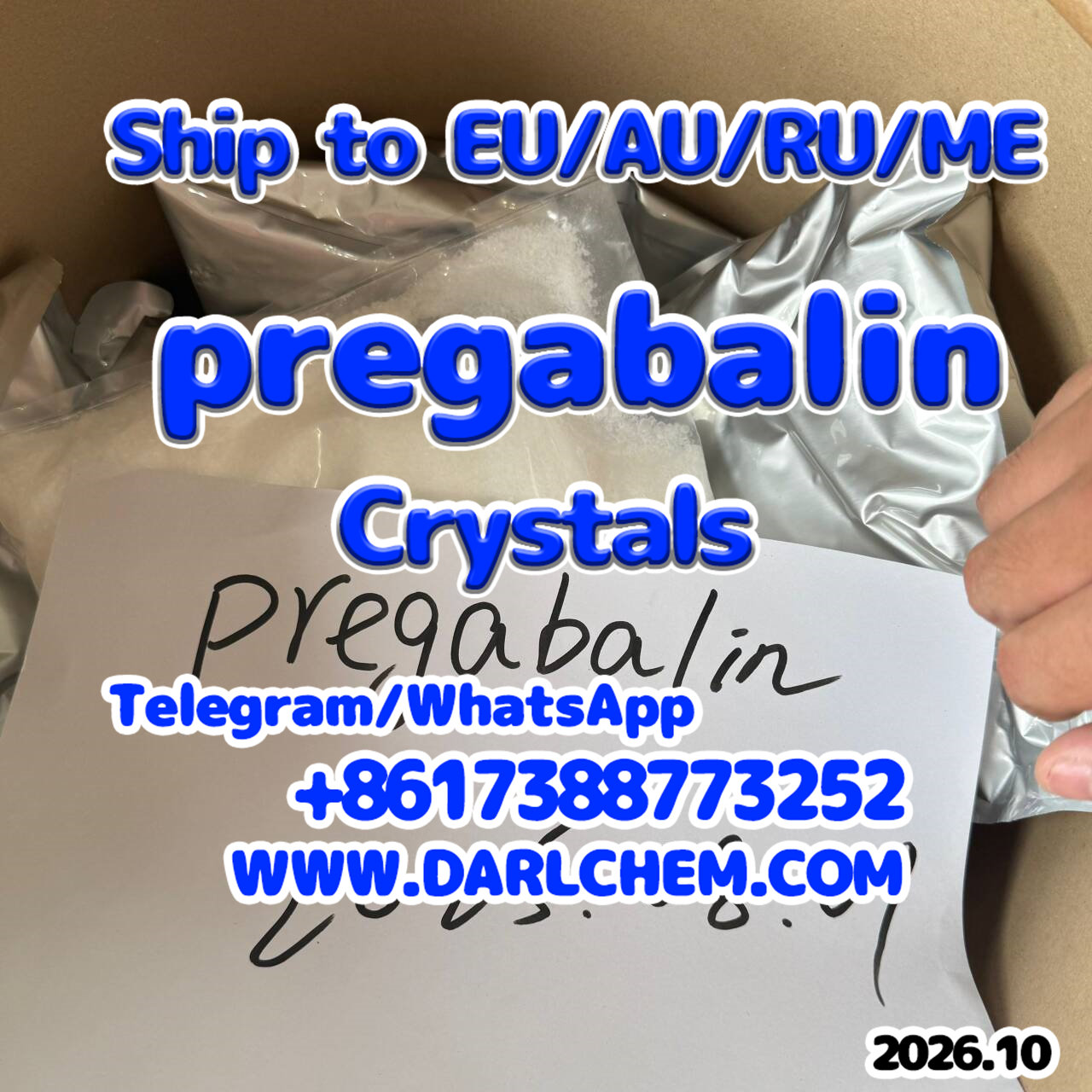 pregabalin crystals powder 148553-50-8 Bulk raw crystals Wholesale Sulphate