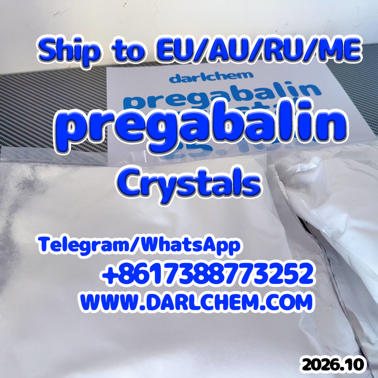 High Quality pregabalin crystals powder 148553-50-8 Supplier