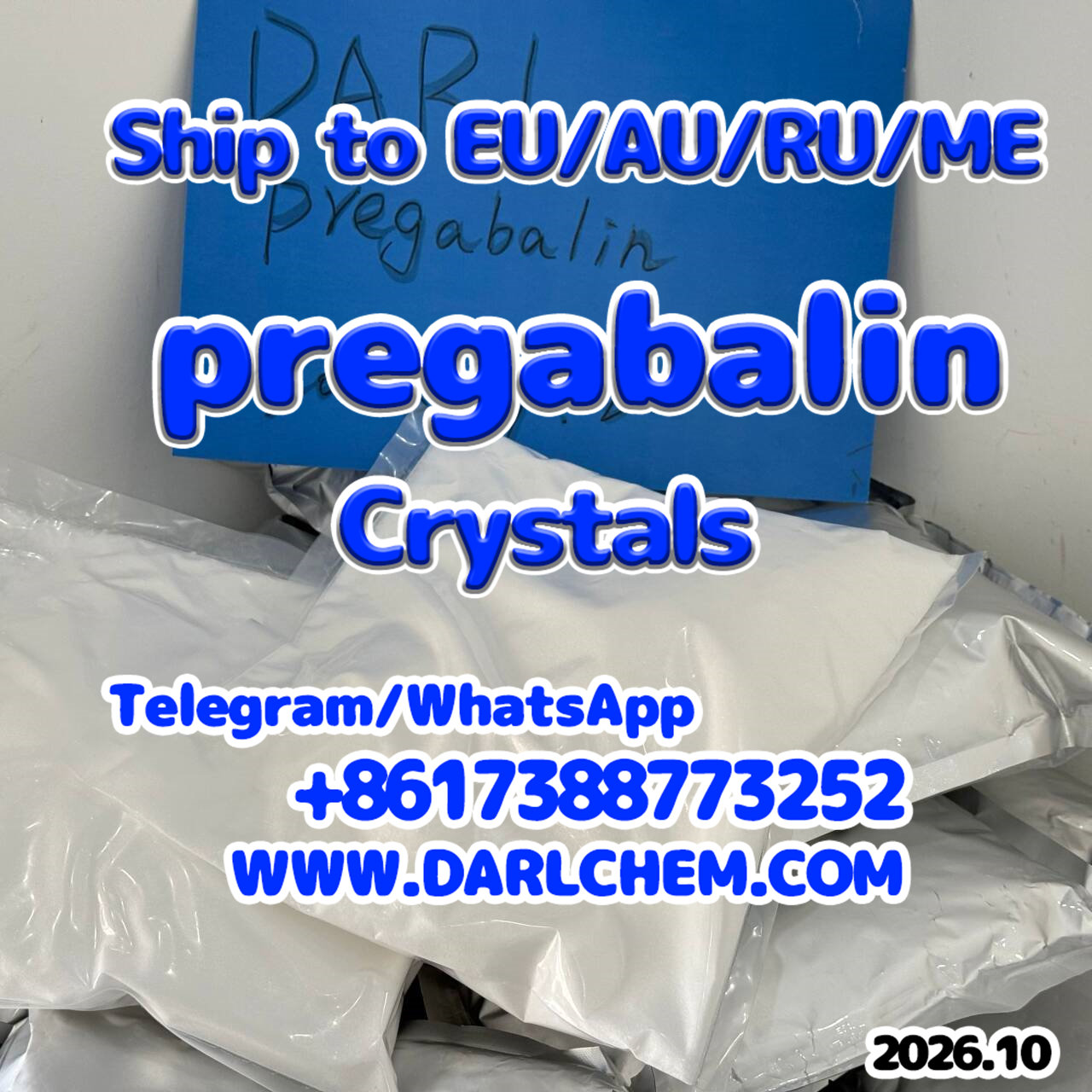 pregabalin crystals powder 148553-50-8 Bulk raw crystals Wholesale Sulphate
