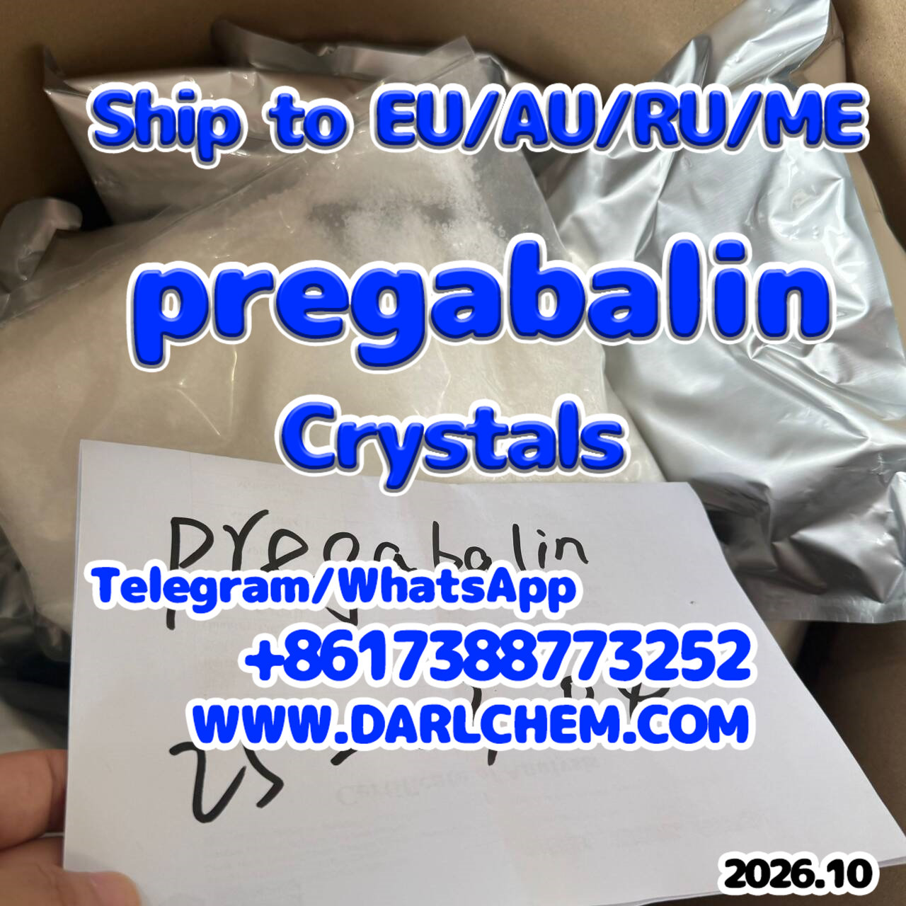 pregabalin crystals powder 148553-50-8 Salt 99%