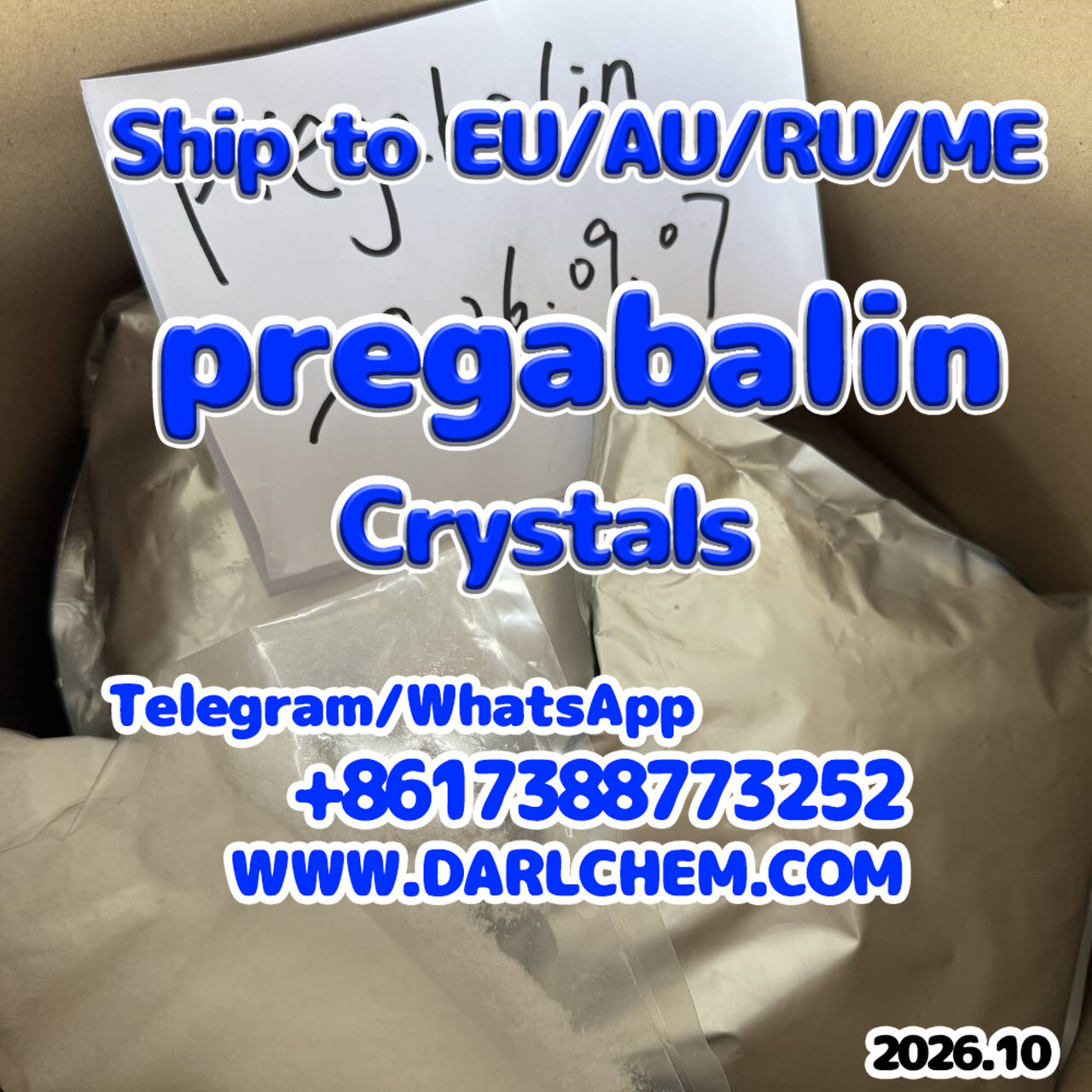 pregabalin crystals powder 148553-50-8 Salt 99%