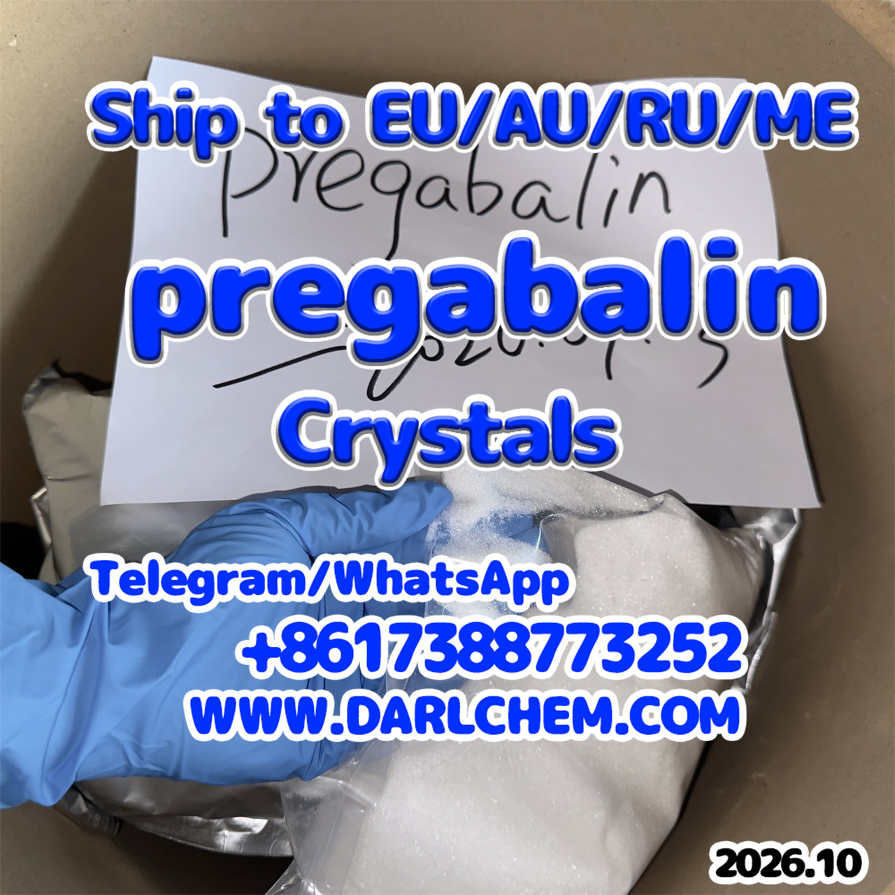 pregabalin crystals powder 148553-50-8 Salt Depot