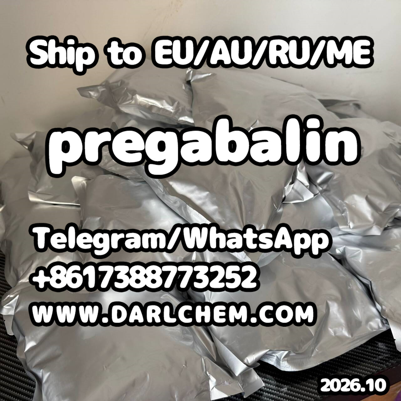 99% pregabalin crystals powder 148553-50-8 Salt