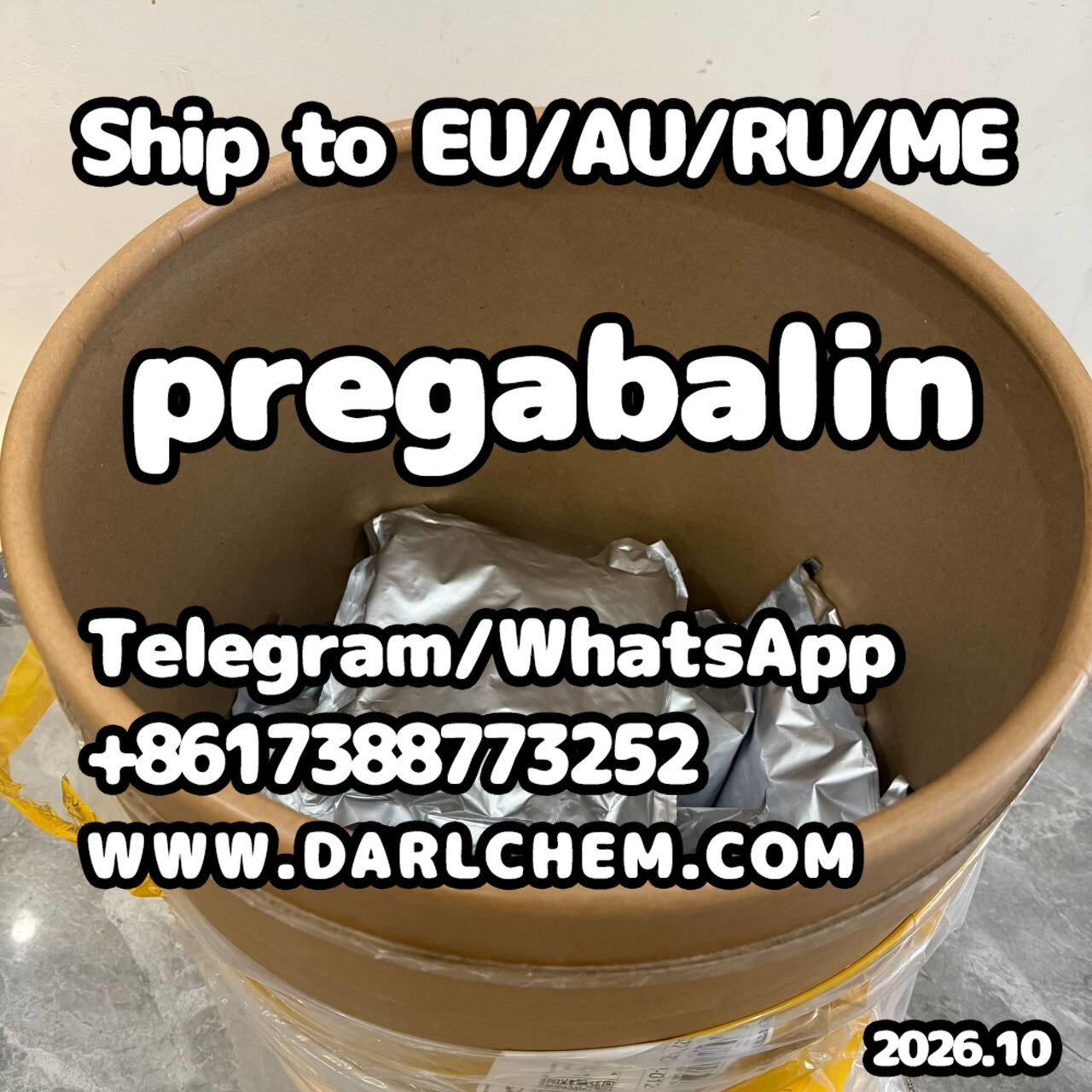 99% pregabalin crystals powder 148553-50-8 Salt